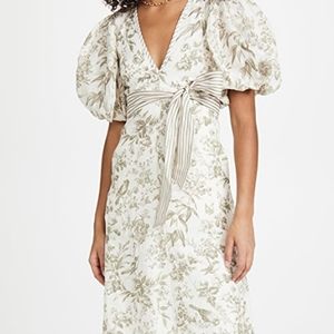 Green toile dress size 1